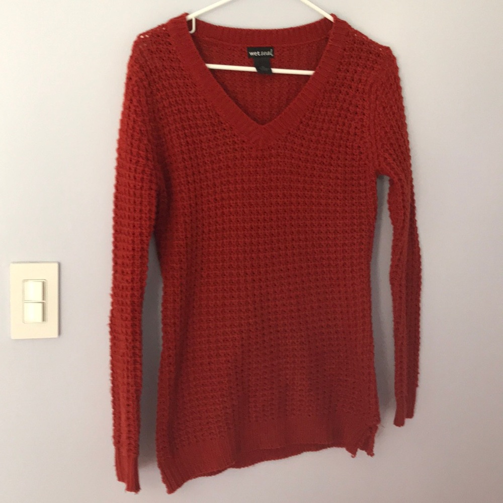 WET SEAL SWEATER COLD SUMMER NIGHTS MINT CONDITION